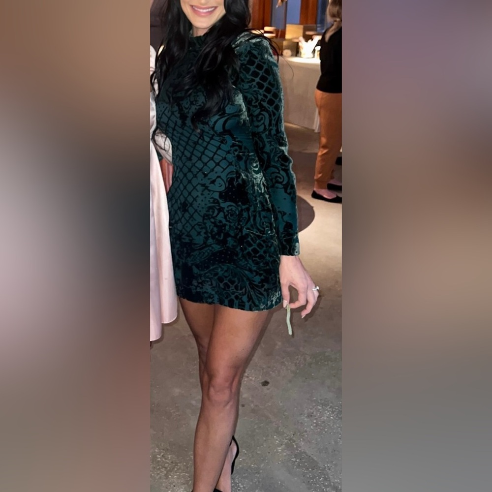 Balmain velvet dress